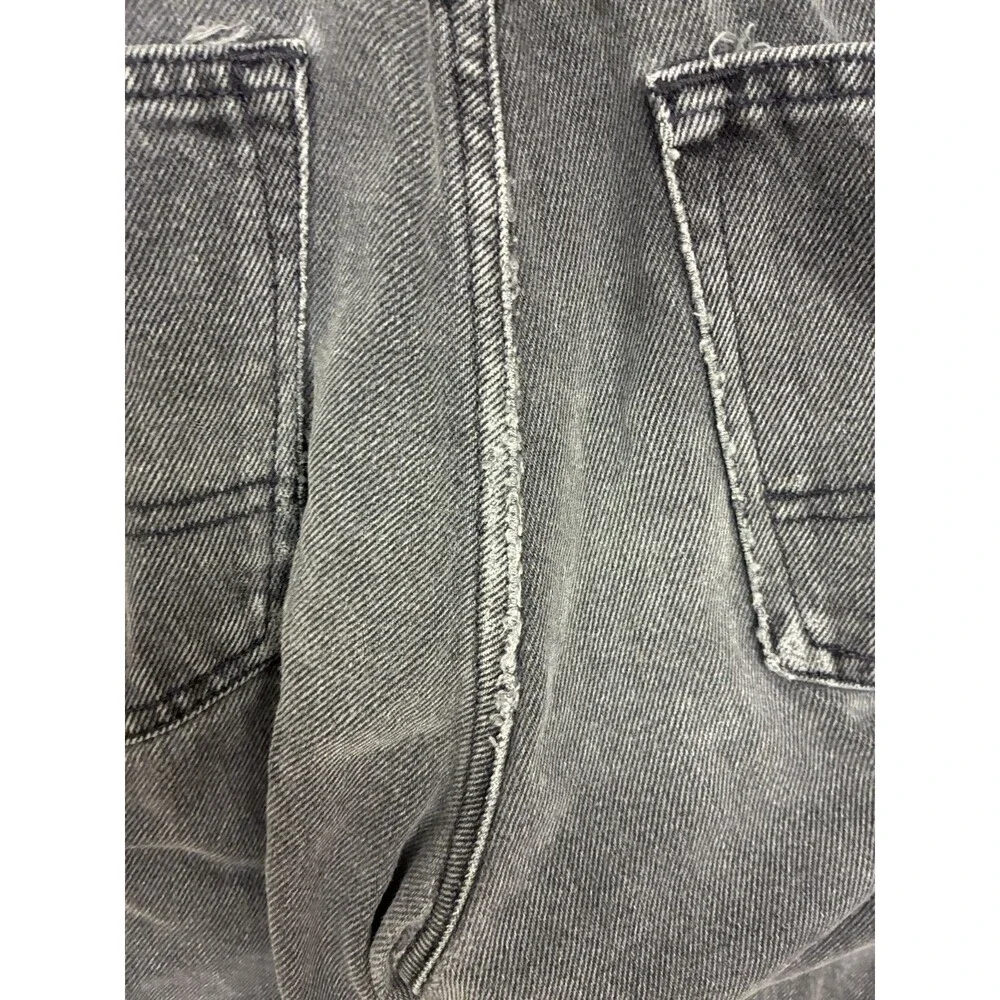 Tommy Hilfiger Denim Jeans Mens 34x30 Gray Black Straight Leg 100% Cotton